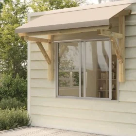 Pérgola de puerta de madera maciza de pino 200x100x100 cm de vidaXL, Toldos - Ref: Foro24-49454, Precio: 91,67 €, Descuento: %