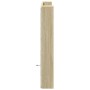 Cabecero de cama con luz LED roble Sonoma 120x16,5x103,5 cm de vidaXL, Cabeceros y pies de cama - Ref: Foro24-839240, Precio:...
