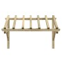 Pérgola de puerta de madera maciza de pino 200x100x100 cm de vidaXL, Toldos - Ref: Foro24-49454, Precio: 94,03 €, Descuento: %