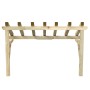 Pérgola de puerta de madera maciza de pino 200x100x100 cm de vidaXL, Toldos - Ref: Foro24-49454, Precio: 94,03 €, Descuento: %