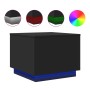 Mesa de centro con luces LED negro 50x50x40 cm de vidaXL, Mesas de centro - Ref: Foro24-839869, Precio: 49,14 €, Descuento: %
