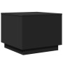 Mesa de centro con luces LED negro 50x50x40 cm de vidaXL, Mesas de centro - Ref: Foro24-839869, Precio: 49,14 €, Descuento: %