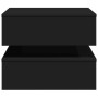 Mesa de centro con luces LED negro 50x50x40 cm de vidaXL, Mesas de centro - Ref: Foro24-839855, Precio: 59,53 €, Descuento: %