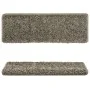 Alfombras de peldaños de escalera 15 uds gris 65x21x4 cm de vidaXL, Alfombrillas para escalones - Ref: Foro24-134575, Precio:...