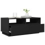 Mesa de centro con luces LED negro 90x49x40 cm de vidaXL, Mesas de centro - Ref: Foro24-839834, Precio: 105,77 €, Descuento: %