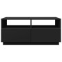 Mesa de centro con luces LED negro 90x49x40 cm de vidaXL, Mesas de centro - Ref: Foro24-839834, Precio: 105,77 €, Descuento: %