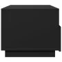 Coffee table with LED lights black 90x49x40 cm by vidaXL, Coffee table - Ref: Foro24-839834, Price: 103,72 €, Discount: %