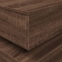 Mesa de centro con luces LED marrón roble 50x50x40 cm de vidaXL, Mesas de centro - Ref: Foro24-839860, Precio: 70,56 €, Descu...