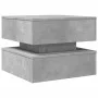 Coffee table with LED lights concrete gray 50x50x40 cm by vidaXL, Coffee table - Ref: Foro24-839857, Price: 67,99 €, Discount: %