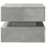 Coffee table with LED lights concrete gray 50x50x40 cm by vidaXL, Coffee table - Ref: Foro24-839857, Price: 67,99 €, Discount: %