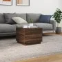 Coffee table with LED lights oak brown 50x50x40 cm by vidaXL, Coffee table - Ref: Foro24-839874, Price: 57,31 €, Discount: %