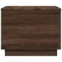 Coffee table with LED lights oak brown 50x50x40 cm by vidaXL, Coffee table - Ref: Foro24-839874, Price: 57,31 €, Discount: %