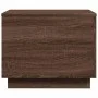Coffee table with LED lights oak brown 50x50x40 cm by vidaXL, Coffee table - Ref: Foro24-839874, Price: 57,31 €, Discount: %