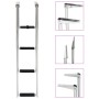 Escalera de embarque plegable 4 peldaños acero inoxidable de vidaXL, Escalas para barcos - Ref: Foro24-92375, Precio: 96,00 €...