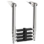 Escalera de embarque plegable 4 peldaños acero inoxidable de vidaXL, Escalas para barcos - Ref: Foro24-92375, Precio: 96,00 €...