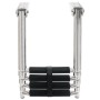 Escalera de embarque plegable 4 peldaños acero inoxidable de vidaXL, Escalas para barcos - Ref: Foro24-92375, Precio: 96,00 €...