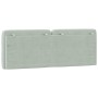 Cabecero de cama acolchado terciopelo gris claro 140 cm de vidaXL, Cabeceros y pies de cama - Ref: Foro24-374727, Precio: 48,...