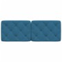 Cabecero de cama acolchado terciopelo azul 140 cm de vidaXL, Cabeceros y pies de cama - Ref: Foro24-374731, Precio: 58,98 €, ...