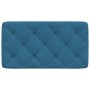 Cabecero de cama acolchado terciopelo azul 90 cm de vidaXL, Cabeceros y pies de cama - Ref: Foro24-374712, Precio: 45,60 €, D...
