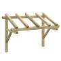 Pérgola de puerta de madera maciza de pino 150x100x100 cm de vidaXL, Toldos - Ref: Foro24-49452, Precio: 82,52 €, Descuento: %