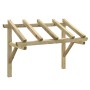 Pérgola de puerta de madera maciza de pino 150x100x100 cm de vidaXL, Toldos - Ref: Foro24-49452, Precio: 88,08 €, Descuento: %
