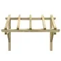 Pérgola de puerta de madera maciza de pino 150x100x100 cm de vidaXL, Toldos - Ref: Foro24-49452, Precio: 82,52 €, Descuento: %