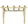 Pérgola de puerta de madera maciza de pino 150x100x100 cm de vidaXL, Toldos - Ref: Foro24-49452, Precio: 82,52 €, Descuento: %
