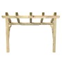 Pérgola de puerta de madera maciza de pino 150x100x100 cm de vidaXL, Toldos - Ref: Foro24-49452, Precio: 88,08 €, Descuento: %