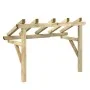 Pérgola de puerta de madera maciza de pino 150x100x100 cm de vidaXL, Toldos - Ref: Foro24-49452, Precio: 82,52 €, Descuento: %