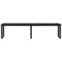 Banco de jardín tablero PS negro 180 cm de vidaXL, Bancos de jardín - Ref: Foro24-49493, Precio: 151,95 €, Descuento: %