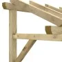 Pérgola de puerta de madera maciza de pino 150x100x100 cm de vidaXL, Toldos - Ref: Foro24-49452, Precio: 82,52 €, Descuento: %