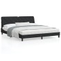Estructura de cama con luces LED terciopelo negro 180x200 cm de vidaXL, Camas y somieres - Ref: Foro24-3213869, Precio: 267,5...