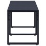 Banco de jardín tablero PS negro 180 cm de vidaXL, Bancos de jardín - Ref: Foro24-49493, Precio: 155,15 €, Descuento: %