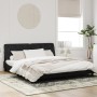 Estructura de cama con luces LED terciopelo negro 180x200 cm de vidaXL, Camas y somieres - Ref: Foro24-3213869, Precio: 267,5...
