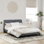 Estructura cama con luces LED terciopelo gris oscuro 160x200 cm de vidaXL, Camas y somieres - Ref: Foro24-3213862, Precio: 26...