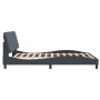 Estructura cama con luces LED terciopelo gris oscuro 160x200 cm de vidaXL, Camas y somieres - Ref: Foro24-3213862, Precio: 26...