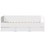 Tumbona con cajones madera de ingeniería blanco 90x190 cm de vidaXL, Camas y somieres - Ref: Foro24-3280825, Precio: 194,30 €...