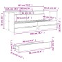 Tumbona con cajones madera de ingeniería blanco 90x200 cm de vidaXL, Camas y somieres - Ref: Foro24-3280846, Precio: 184,88 €...