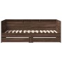 Tumbona con cajones madera ingeniería roble marrón 90x200 cm de vidaXL, Camas y somieres - Ref: Foro24-3280852, Precio: 210,5...