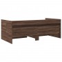 Tumbona con cajones madera ingeniería roble marrón 90x200 cm de vidaXL, Camas y somieres - Ref: Foro24-3280852, Precio: 210,5...