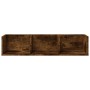 Mueble de pared madera ingeniería roble ahumado 75x18x16,5 cm de vidaXL, Estantes y estanterías - Ref: Foro24-840437, Precio:...