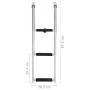 Escalera de embarque plegable 3 peldaños acero inoxidable de vidaXL, Escalas para barcos - Ref: Foro24-92374, Precio: 67,49 €...