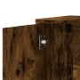 Aparador de madera de ingeniería roble ahumado 60x31x70 cm de vidaXL, Aparadores - Ref: Foro24-840475, Precio: 82,86 €, Descu...