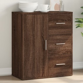 Aparador de madera de ingeniería marrón roble 60x31x70 cm de vidaXL, Aparadores - Ref: Foro24-840477, Precio: 78,03 €, Descue...