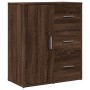 Aparador de madera de ingeniería marrón roble 60x31x70 cm de vidaXL, Aparadores - Ref: Foro24-840477, Precio: 78,03 €, Descue...