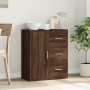 Aparador de madera de ingeniería marrón roble 60x31x70 cm de vidaXL, Aparadores - Ref: Foro24-840477, Precio: 78,03 €, Descue...