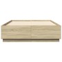 Estructura de cama madera de ingeniería roble Sonoma 120x200 cm de vidaXL, Camas y somieres - Ref: Foro24-3209711, Precio: 14...