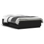 Estructura de cama madera de ingeniería negra 160x200 cm de vidaXL, Camas y somieres - Ref: Foro24-3209689, Precio: 159,60 €,...
