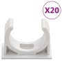 Canaletas para cables con clips PVC Ø30 mm 10 m de vidaXL, Cableado - Ref: Foro24-155906, Precio: 18,16 €, Descuento: %