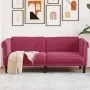 2-Sitzer-Sofa aus rotem Samt von vidaXL, Sofas - Ref: Foro24-372579, Preis: 245,48 €, Rabatt: %